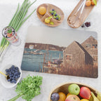 New England Waterfront  - Nautical Art Cutting Board Gallery Image 2