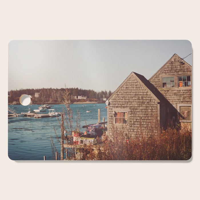 New England Waterfront  - Nautical Art Cutting Board Gallery Image 1