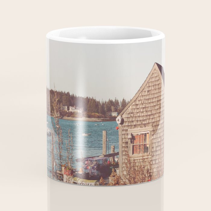 New England Waterfront  - Nautical Art Coffee Mug Gallery Image 4