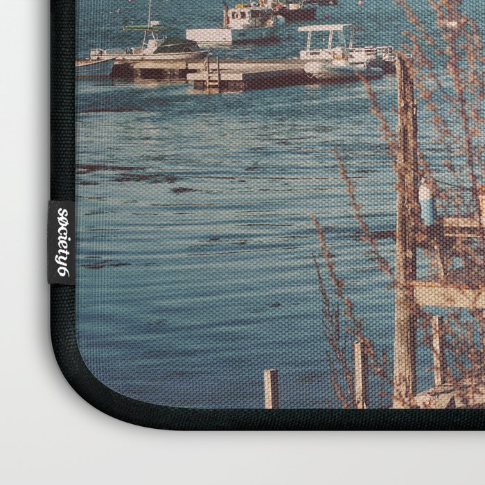 New England Waterfront  - Nautical Art Laptop Sleeve Gallery Image 3