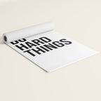 We Can Do Hard Things Yoga Mat Gallery Image 2