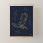 Follow the Western Star Mini Art Print Gallery Image 1