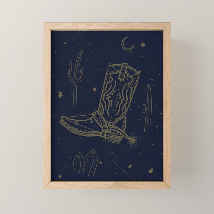 Follow the Western Star Mini Art Print Gallery Image 1