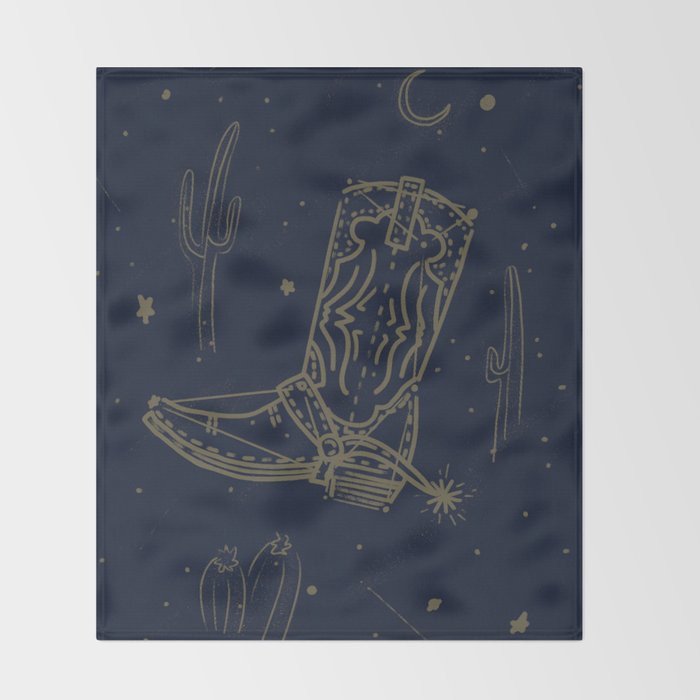 Follow the Western Star Throw Blanket Gallery Image 2