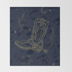 Follow the Western Star Throw Blanket Gallery Image 2