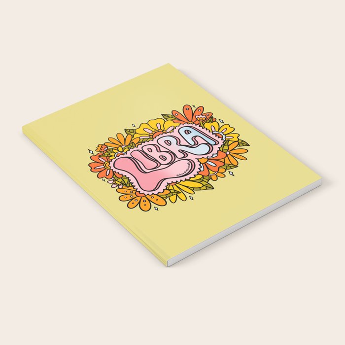 Libra Flowers Notebook Gallery Image 2