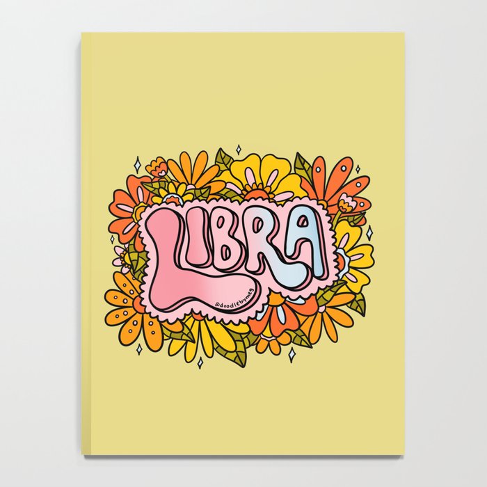 Libra Flowers Notebook Gallery Image 4