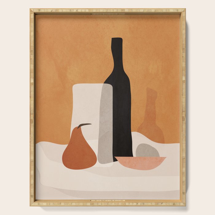Minimalist Still Life 10 Serving Tray Gallery Image 1
