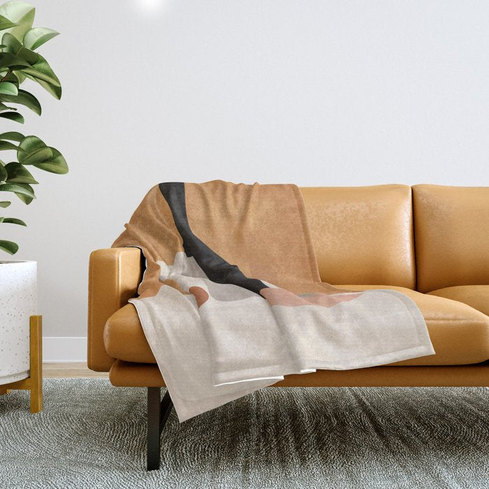 Minimalist Still Life 10 Throw Blanket Gallery Image 1