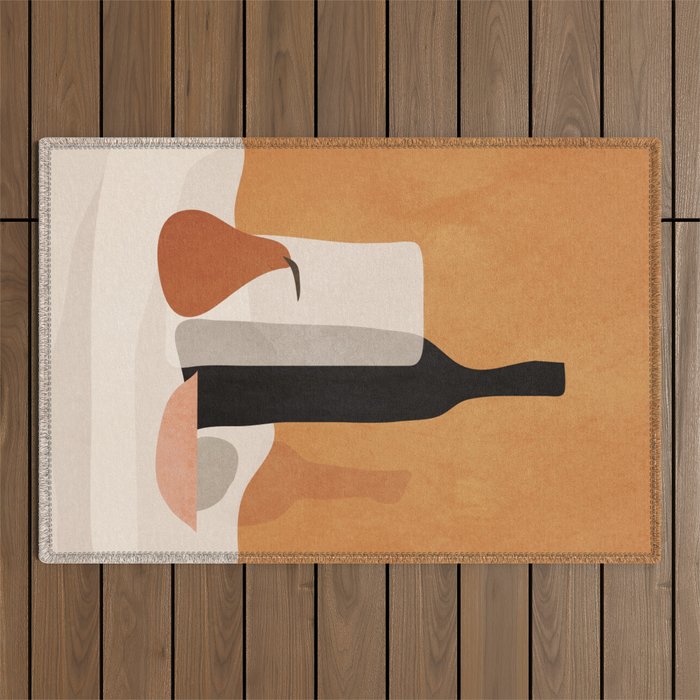 Minimalist Still Life 10 Outdoor Rug Gallery Image 1
