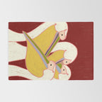 Pelicans of the Burgundy Sky Rug Gallery Image 2