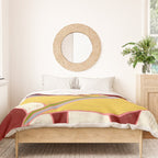 Pelicans of the Burgundy Sky Duvet Cover Gallery Image 3