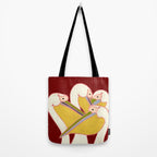 Pelicans of the Burgundy Sky Tote Bag Gallery Image 2