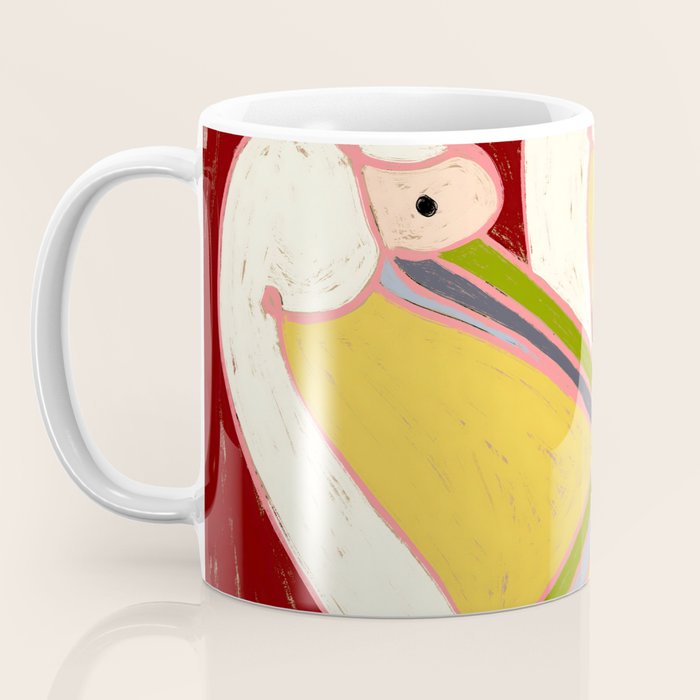 Pelicans of the Burgundy Sky Coffee Mug Gallery Image 3