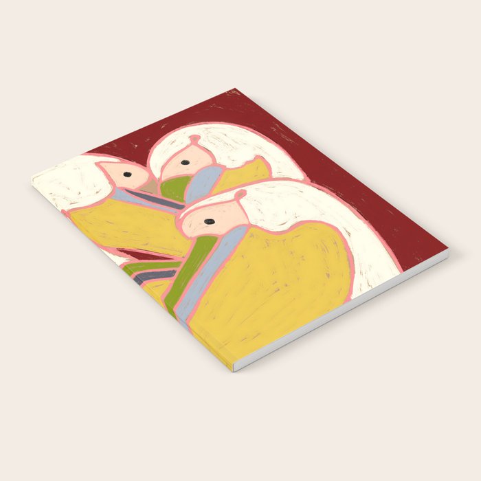 Pelicans of the Burgundy Sky Notebook Gallery Image 2