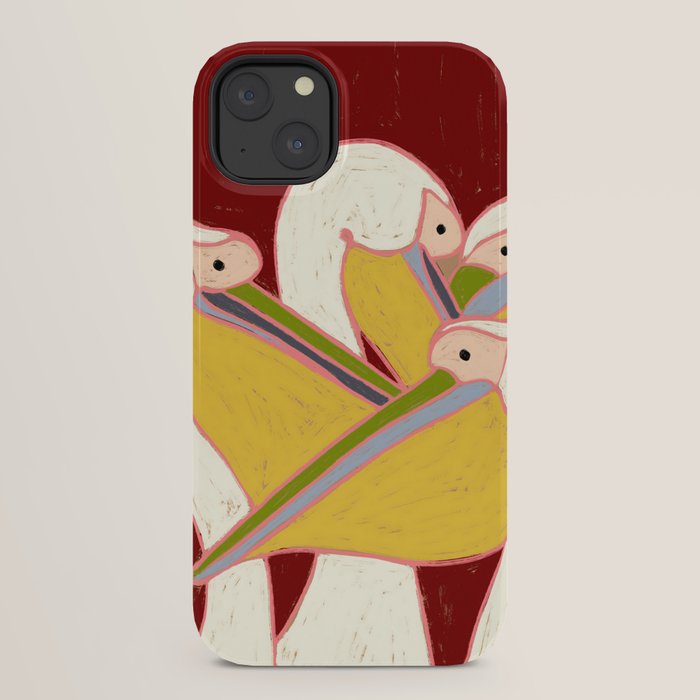 Pelicans of the Burgundy Sky iPhone Case Gallery Image 22