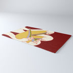 Pelicans of the Burgundy Sky Rug Gallery Image 3