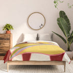 Pelicans of the Burgundy Sky Comforter Gallery Image 3
