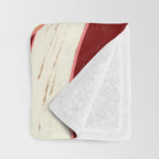 Pelicans of the Burgundy Sky Throw Blanket Gallery Image 3
