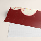 Pelicans of the Burgundy Sky Wrapping Paper Gallery Image 2