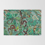 Leaf and Snake pattern Rug Gallery Image 2