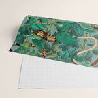 Leaf and Snake pattern Wrapping Paper Gallery Image 2