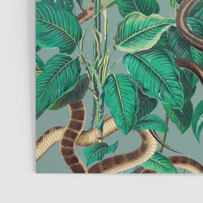 Leaf and Snake pattern Poster Gallery Image 3