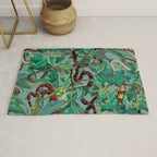 Leaf and Snake pattern Rug Gallery Image 1
