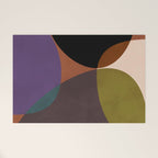 mid century abstract geometric autumn 2 Welcome Mat Gallery Image 1