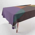 mid century abstract geometric autumn 2 Tablecloth Gallery Image 1
