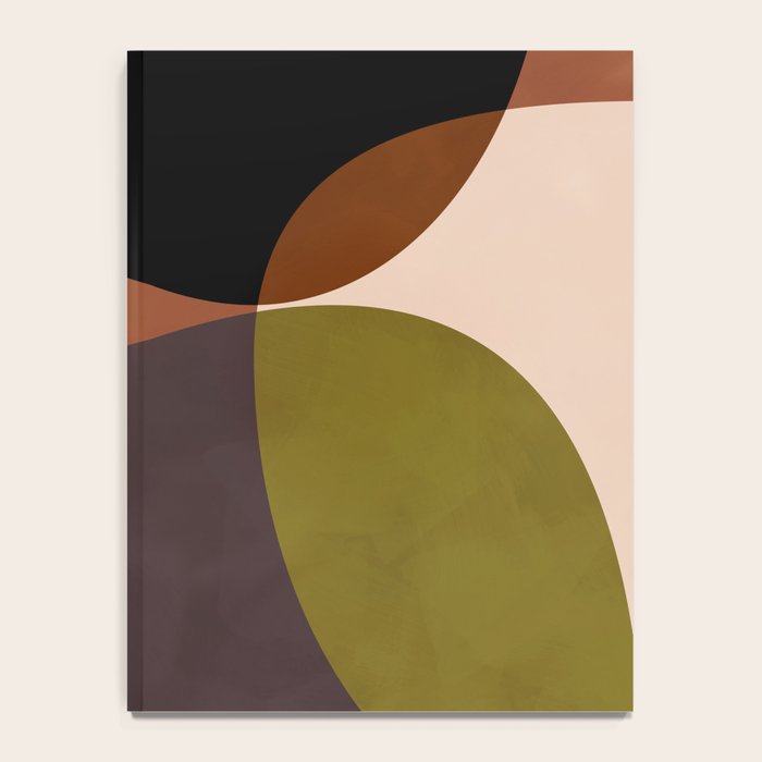 mid century abstract geometric autumn 2 Notebook Gallery Image 4