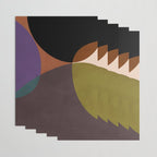mid century abstract geometric autumn 2 Wrapping Paper Gallery Image 3