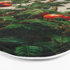Japanese Wall Art Botanical Art Tomato Girl Summer Sage Green Painting Japandi Poster Kitchen Art Bath Mat Gallery Image 3