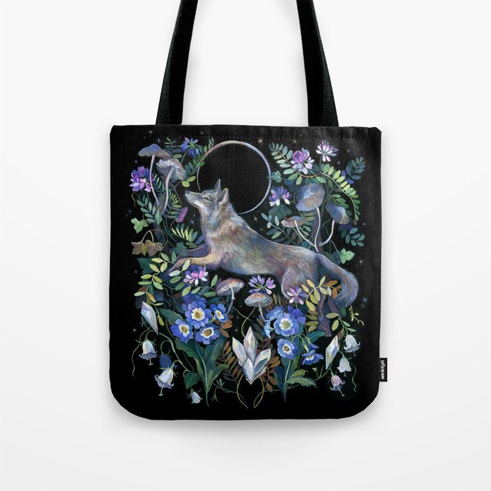 Moon Wolf Tote Bag Gallery Image 1