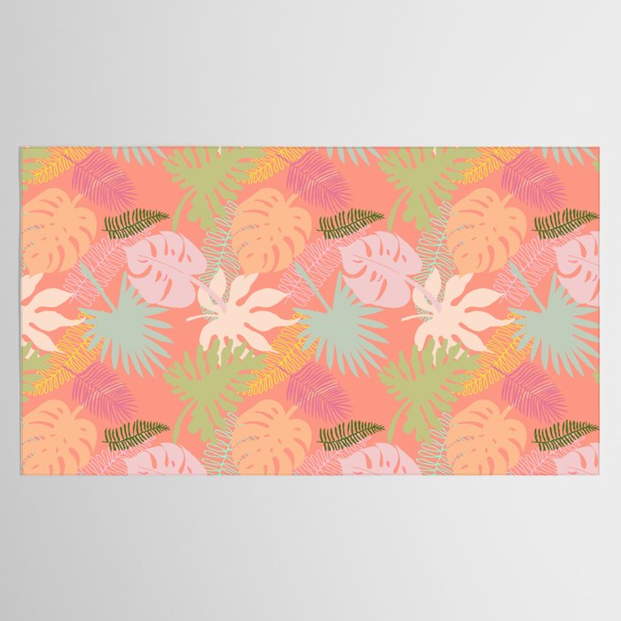 Melon Palms Tablecloth Gallery Image 2