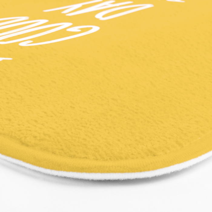 It's a Good Day to Be Happy - Yellow Bath Mat Gallery Image 3