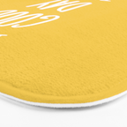 It's a Good Day to Be Happy - Yellow Bath Mat Gallery Image 3