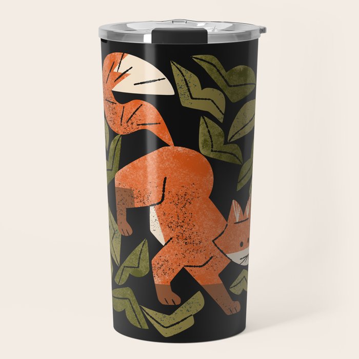 Fox In The Brush Travel Mug Gallery Image 1
