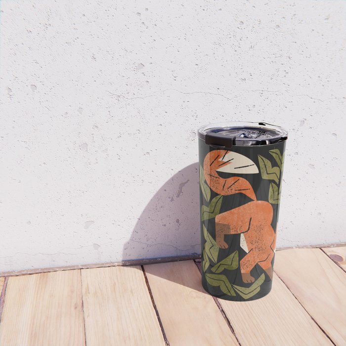 Fox In The Brush Travel Mug Gallery Image 4
