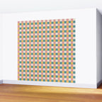 Checkered Multicolor Pattern XXIX Beachy Summer Wall Mural Gallery Image 2