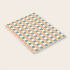 Checkered Multicolor Pattern XXIX Beachy Summer Notebook Gallery Image 3