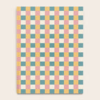 Checkered Multicolor Pattern XXIX Beachy Summer Notebook Gallery Image 4