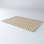 Checkered Multicolor Pattern XXIX Beachy Summer Rug Gallery Image 3