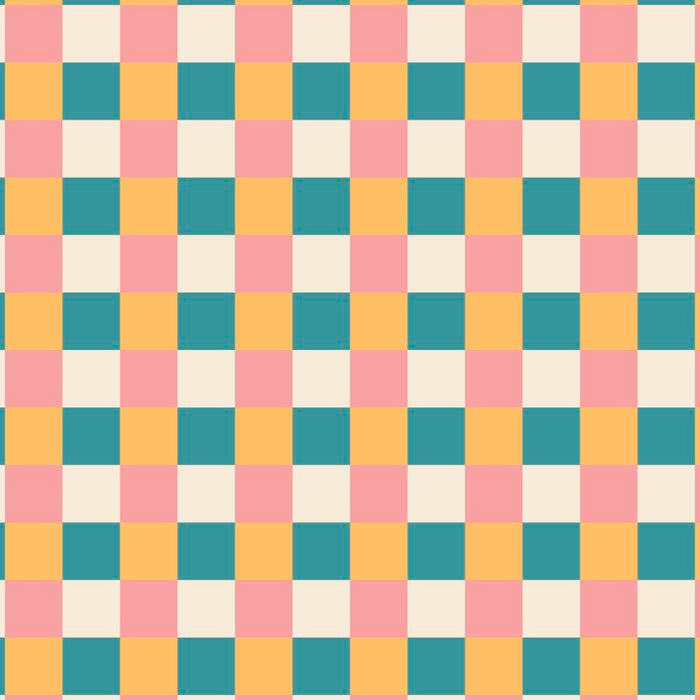 Checkered Multicolor Pattern XXIX Beachy Summer Coffee Mug Gallery Image 2