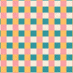 Checkered Multicolor Pattern XXIX Beachy Summer Coffee Mug Gallery Image 2