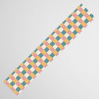 Checkered Multicolor Pattern XXIX Beachy Summer Table Runner Gallery Image 3