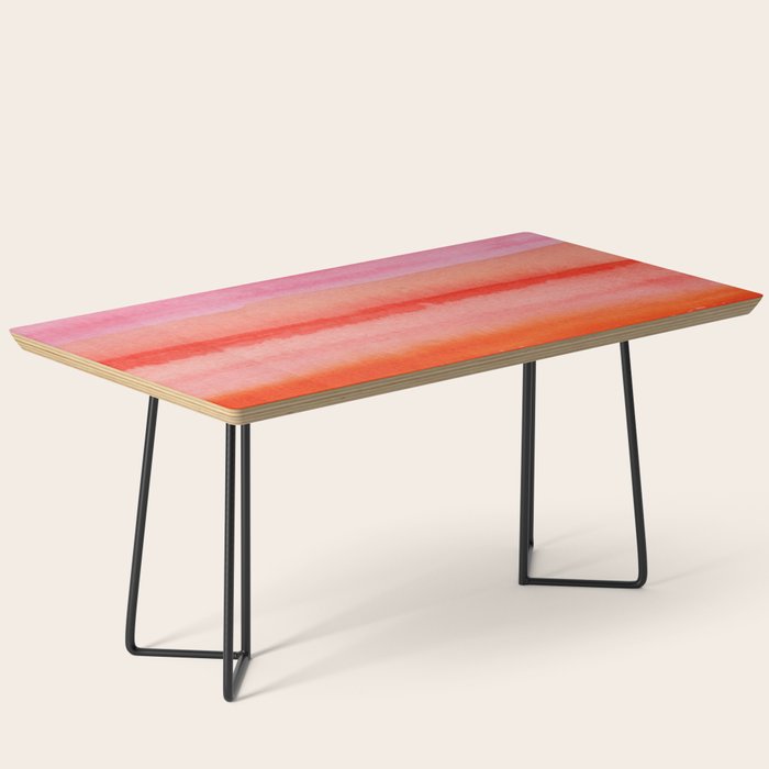 Watercolor Sunset Sky Coffee Table Gallery Image 1