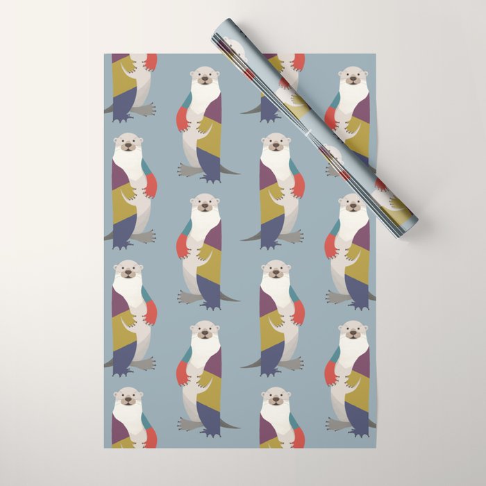 Otter Wrapping Paper Gallery Image 1