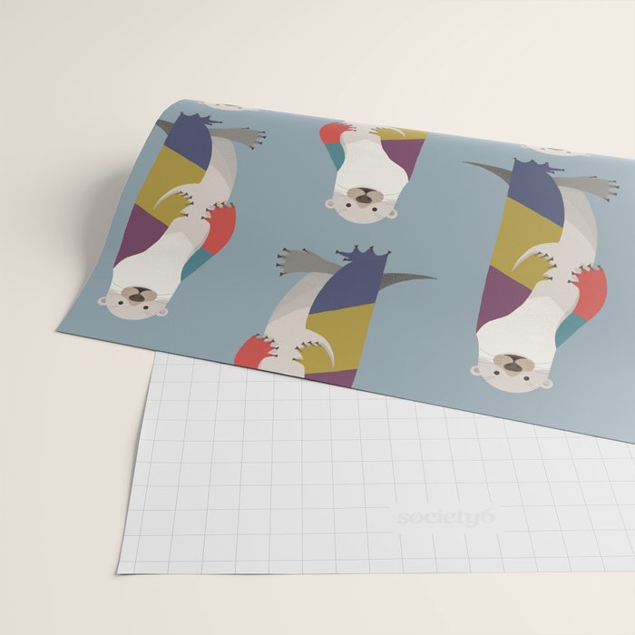 Otter Wrapping Paper Gallery Image 2