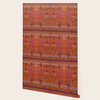 Moroccan Berber Geometric Pattern In Warm Earth Tones Wallpaper Gallery Image 2
